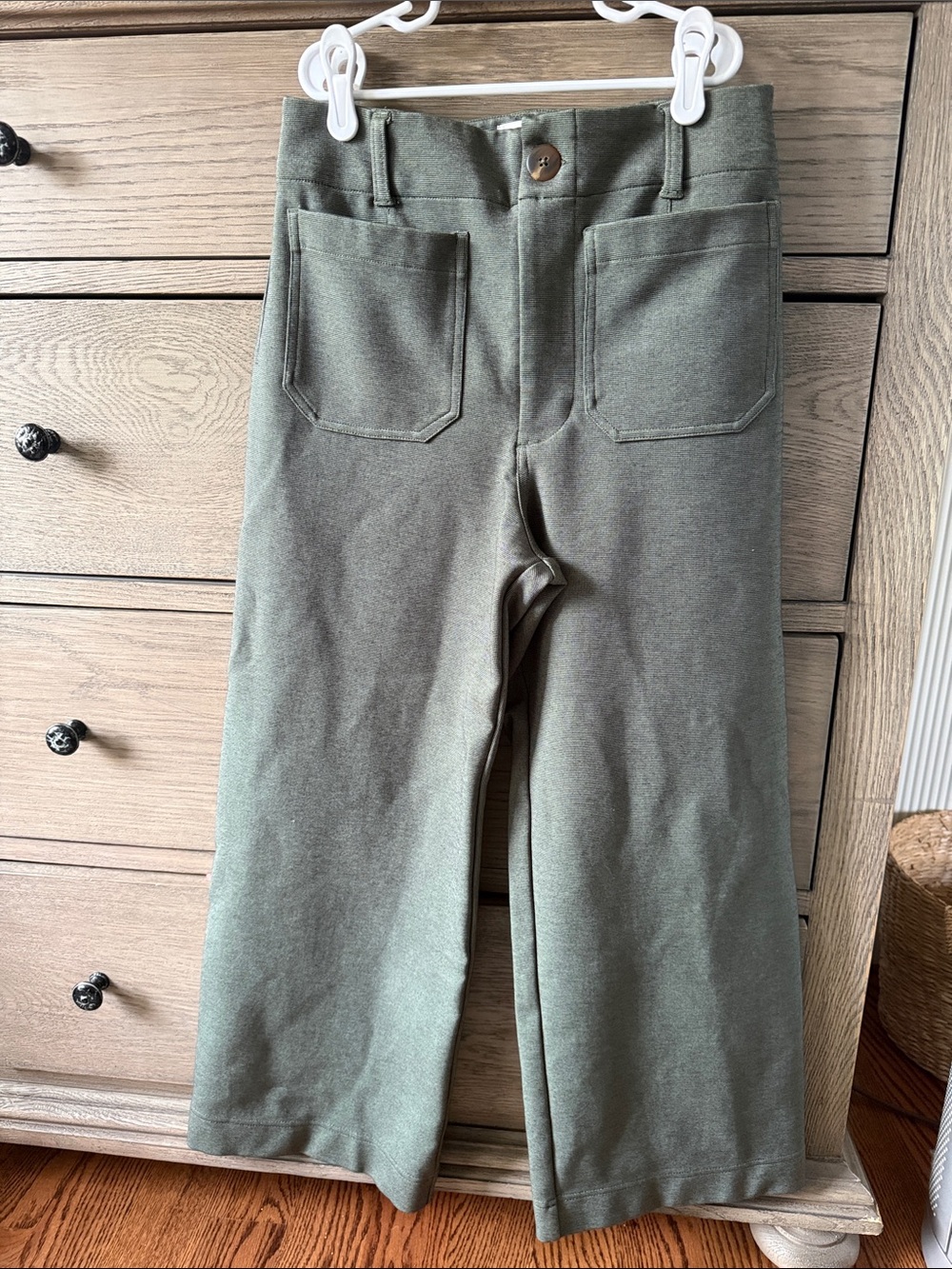 Maeve Olive Collette knit pant